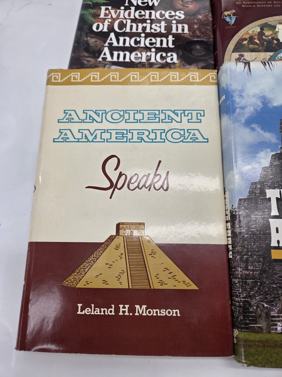 Vintage Lot of 7 Ancient American and Mormon Mormonism History America HC LDS