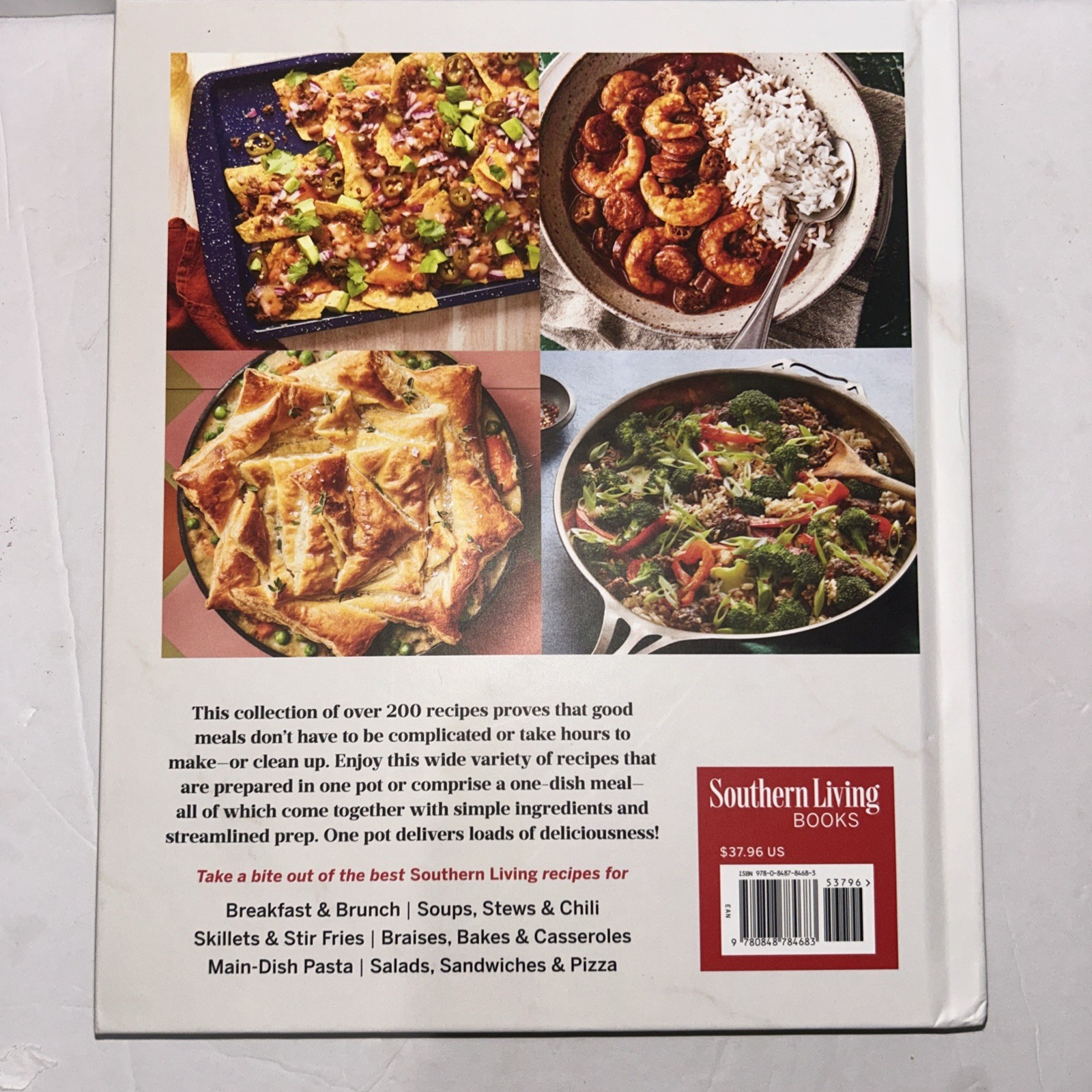 Southern Living 2025 One Pot Recipes Hardcover Book 351 Pages 8″x9.5″x1″ NEW
