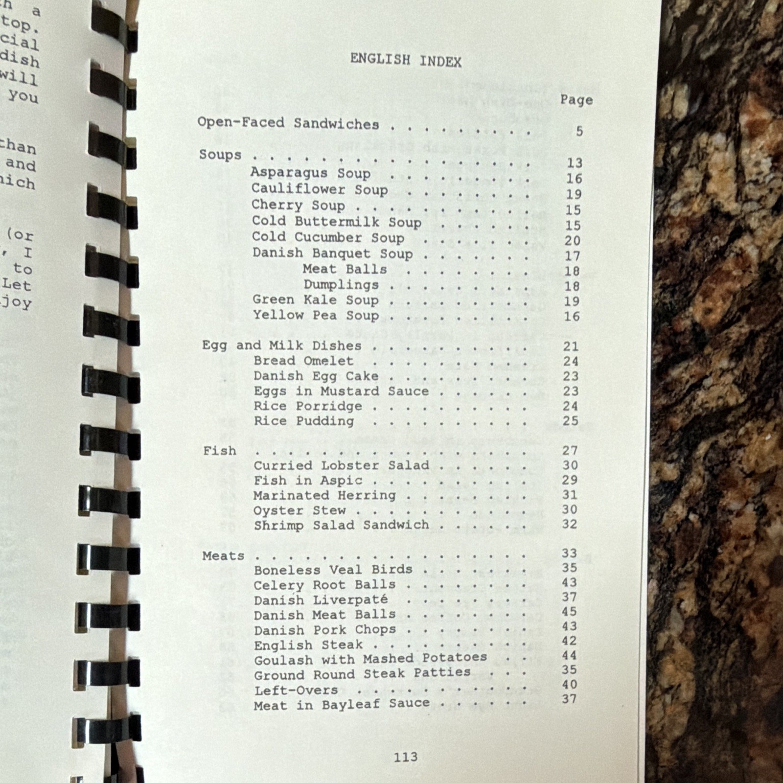 The Danish Club of Tucson Danish Recipes Cookbook Paperback Ring/Wire Bound