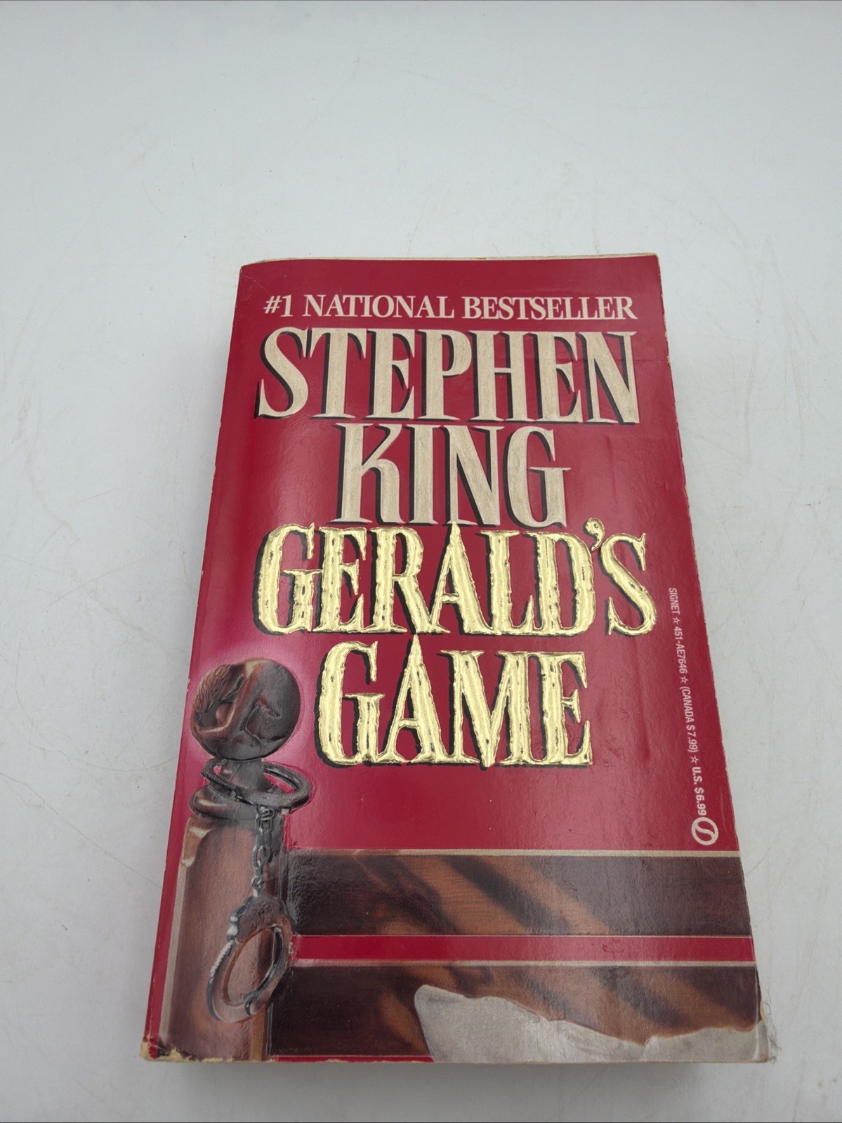Gerald’s Game Stephen King PB (1993) 1st Signet Printing