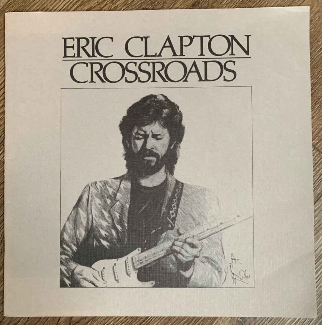Eric Clapton Crossroads (Matte Finish/11.5″x11.5″) Magazine Program 30 pages VG+