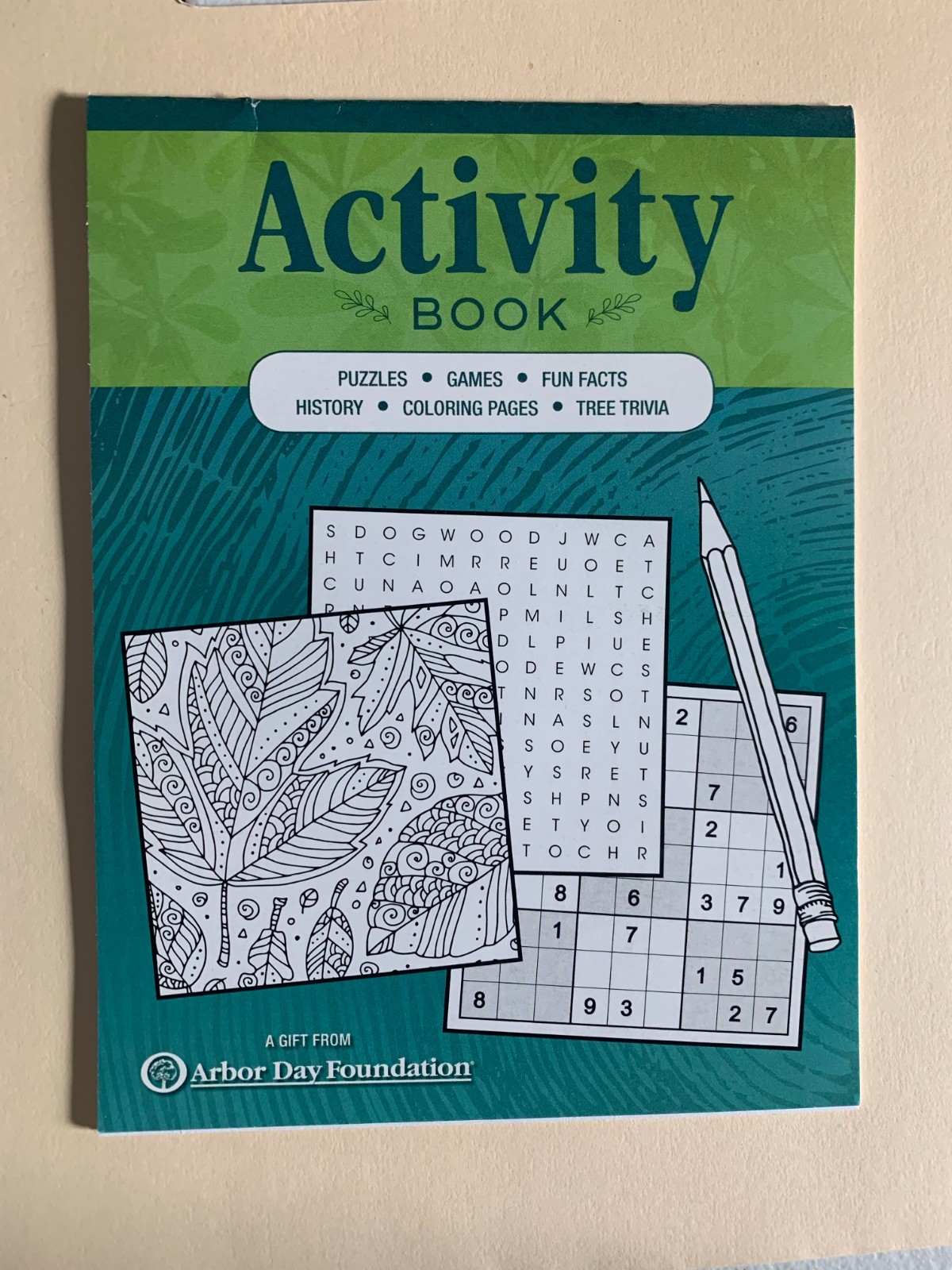 Arbor Day Activity Book – 12 Pages of Activities and Puzzles
