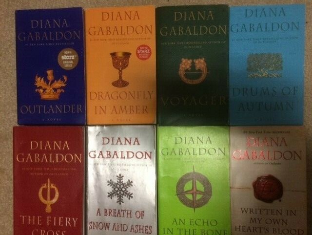 Outlander Complete Series 1-8 set Diana Gabaldon 1 2 3 4 5 6 7 8 small PB lot