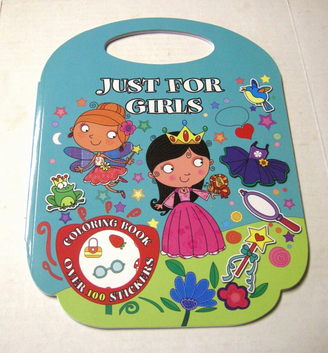 Just For Girls Coloring Book With 100+ Stickers By Vision St.(Paperback), New