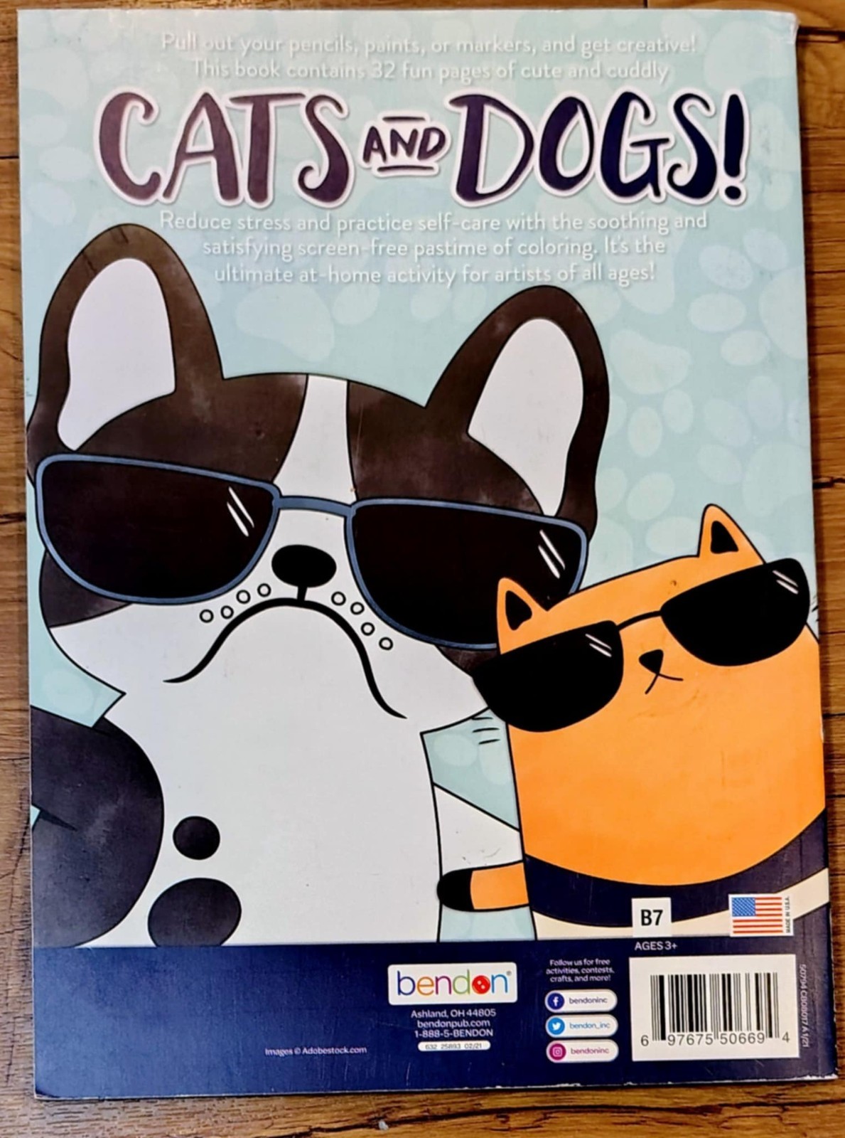 Bendon Cats And Dogs Advanced Coloring Book Tear & Share 40 Pages New