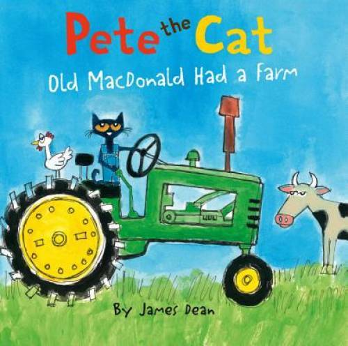 Pete the Cat: Old MacDonald Had a Farm Board Book – Board book – GOOD
