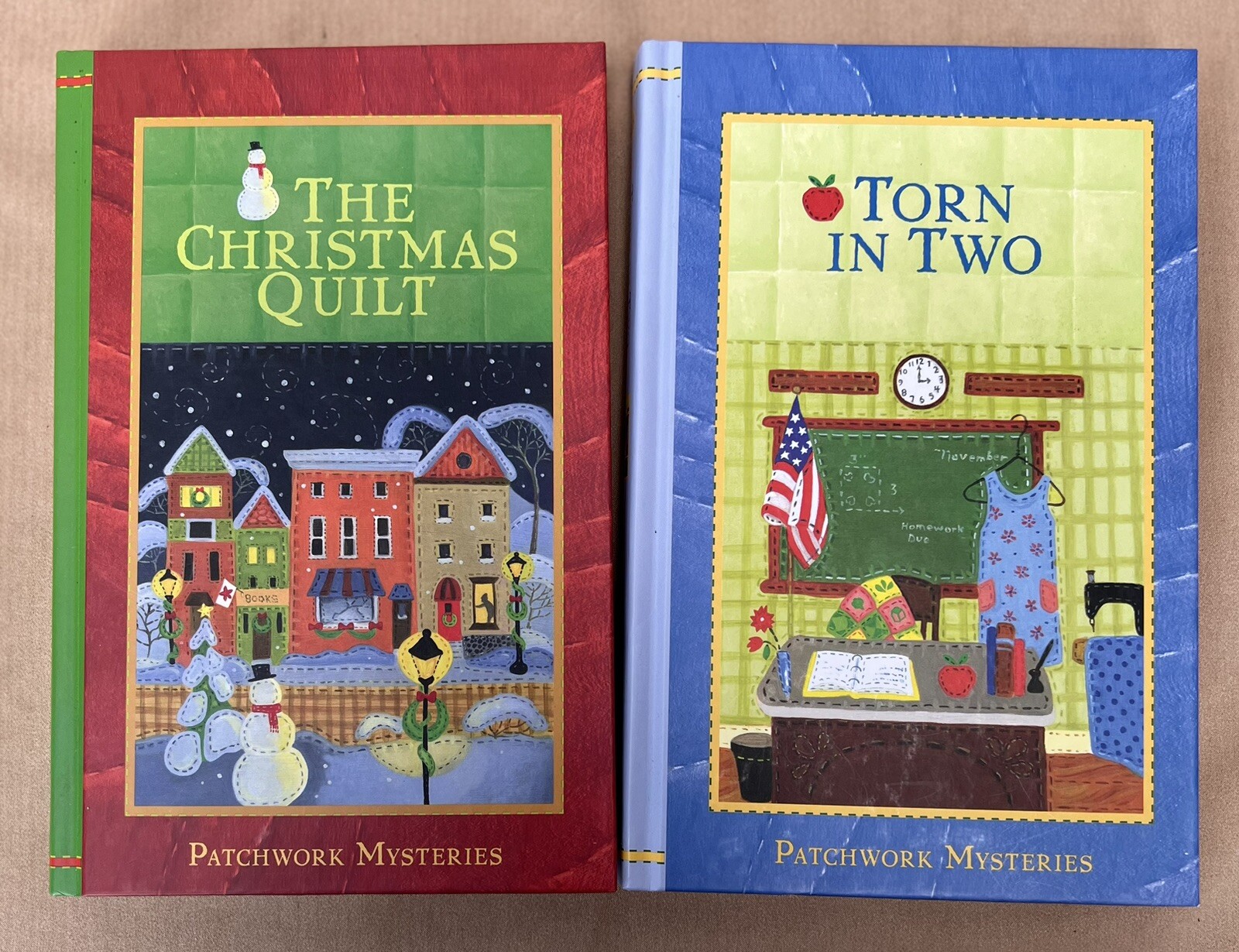 PATCHWORK MYSTERIES Guideposts Lot Of #1-18 Set Fiction HC Books inspiration