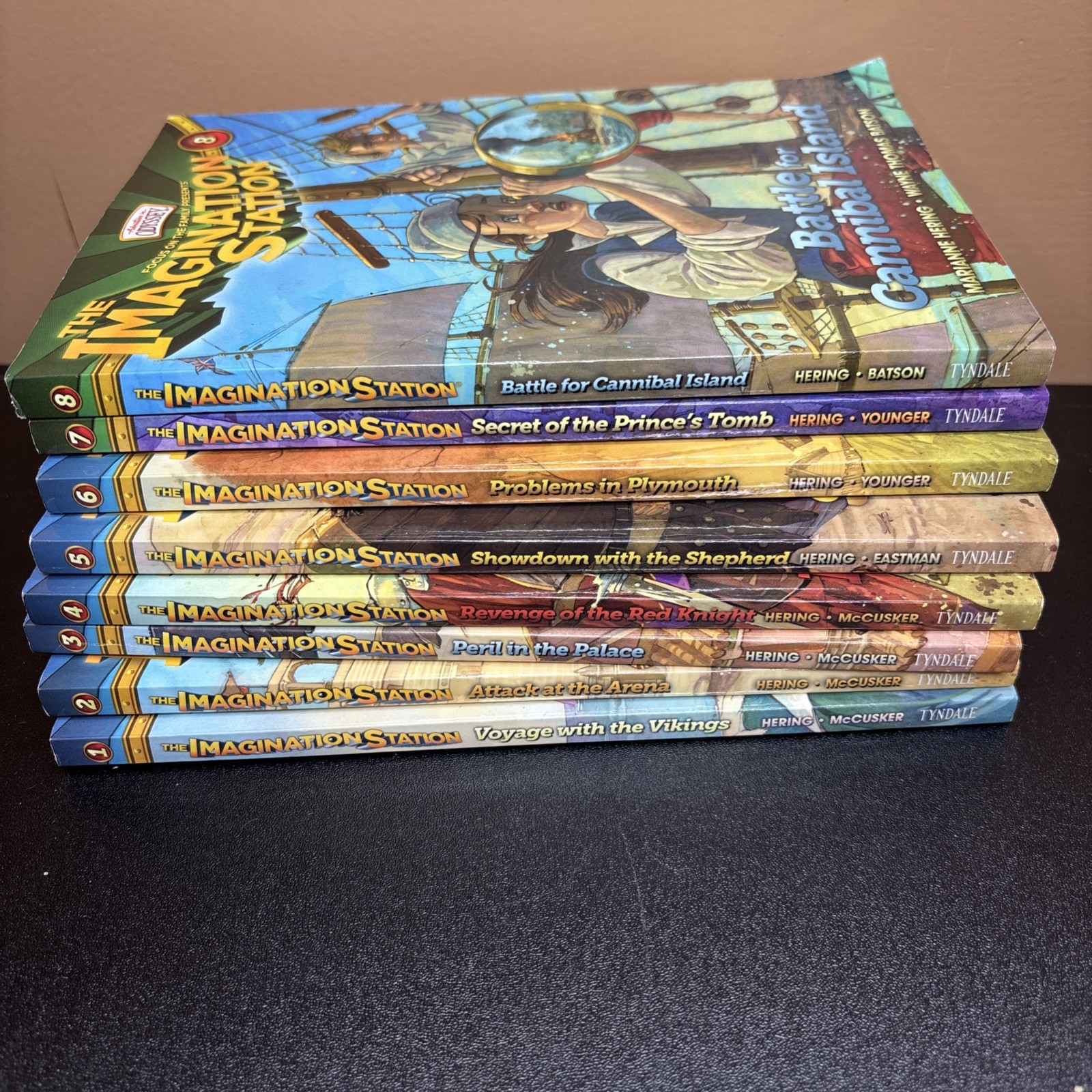 THE IMAGINATION STATION LOT OF 8 BOOKS ADVENTURES IN ODYSSEY Set 1-8 PB