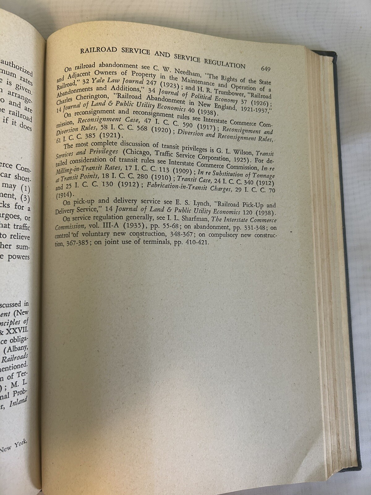 Economics of Transportation, D Philip Locklin, 1944 rev ed