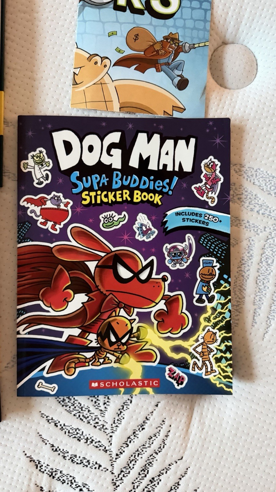 Dog Man Lot of 10 Books (4-13)+ BONUS Supa Buddies Sticker Book ,
