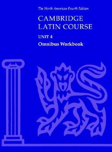 Cambridge Latin Course Unit 4 Omnibus Workbook North American edition (No – GOOD