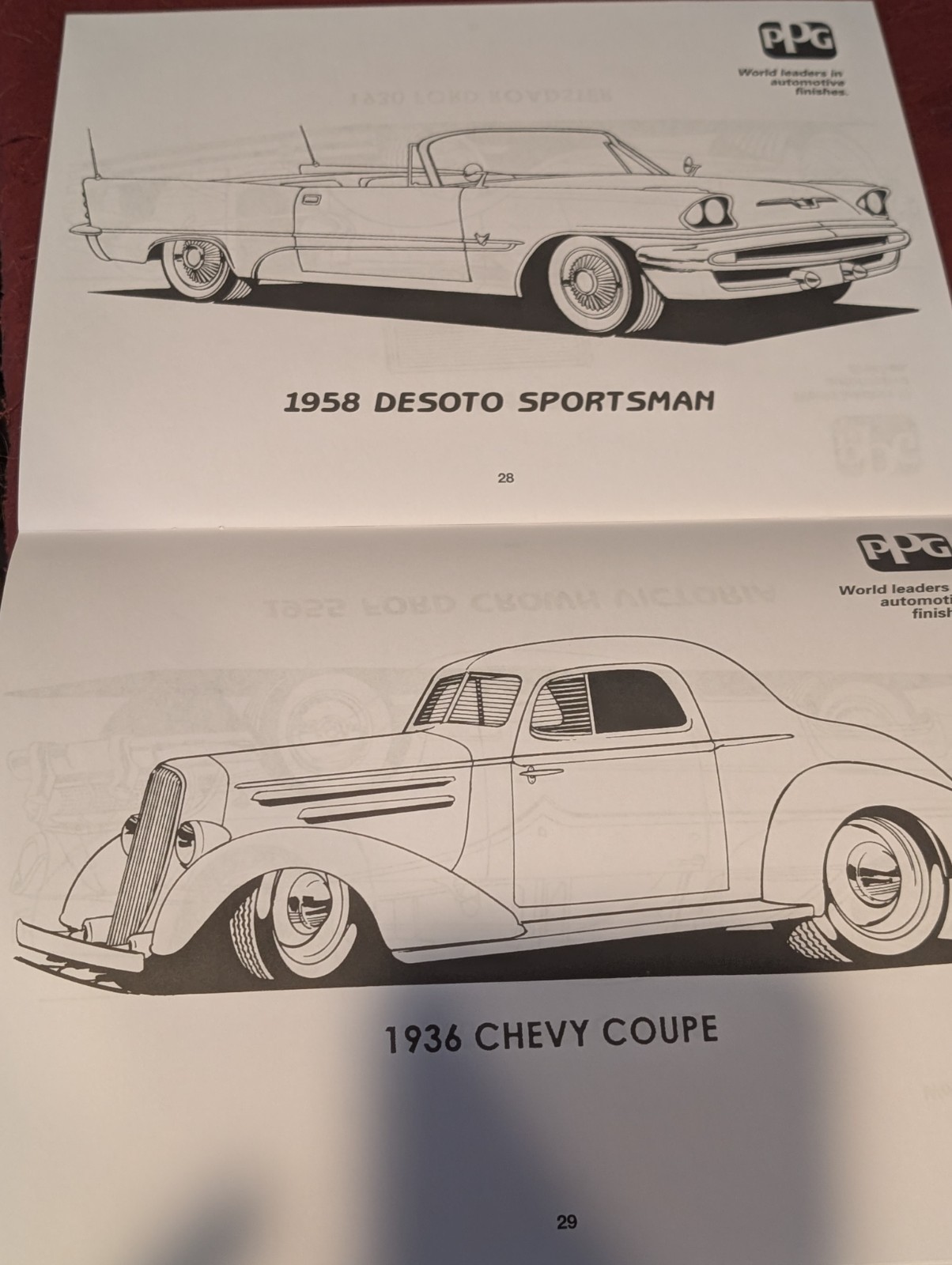 PPG AUTOMOTIVE REFINISH – FLAME COLORING BOOK – 2011 – NOS