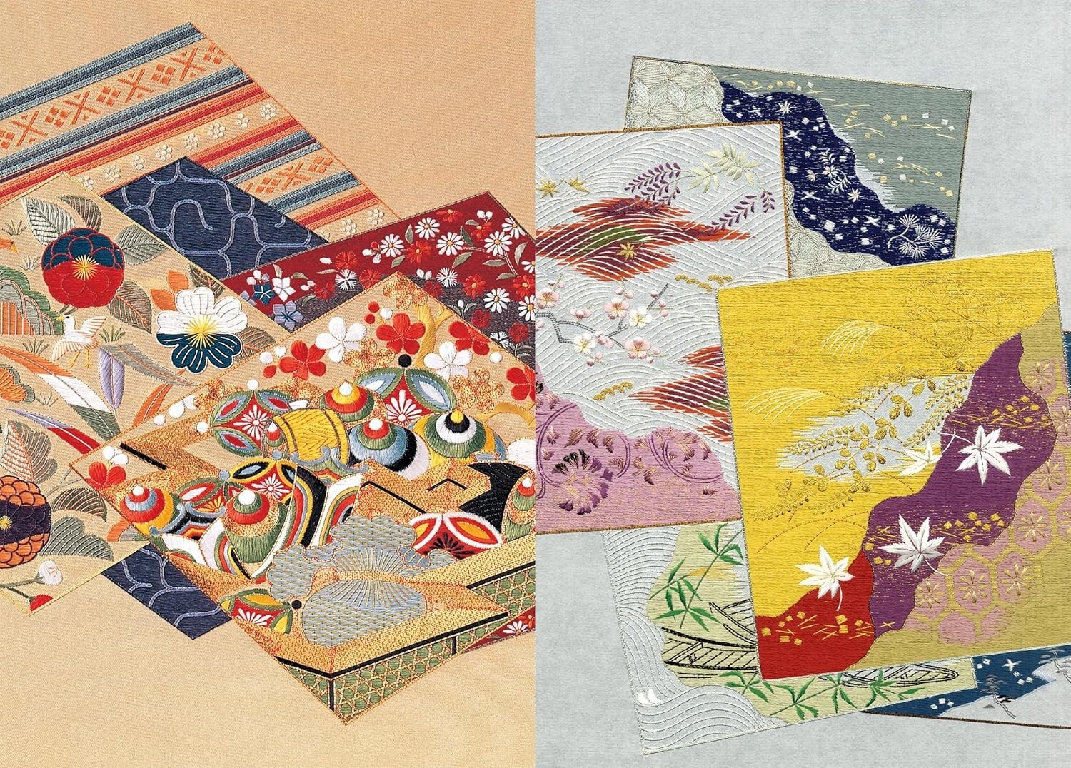 Traditional Japanese Patterns Set Japan Visual Design Book Art Reference Used