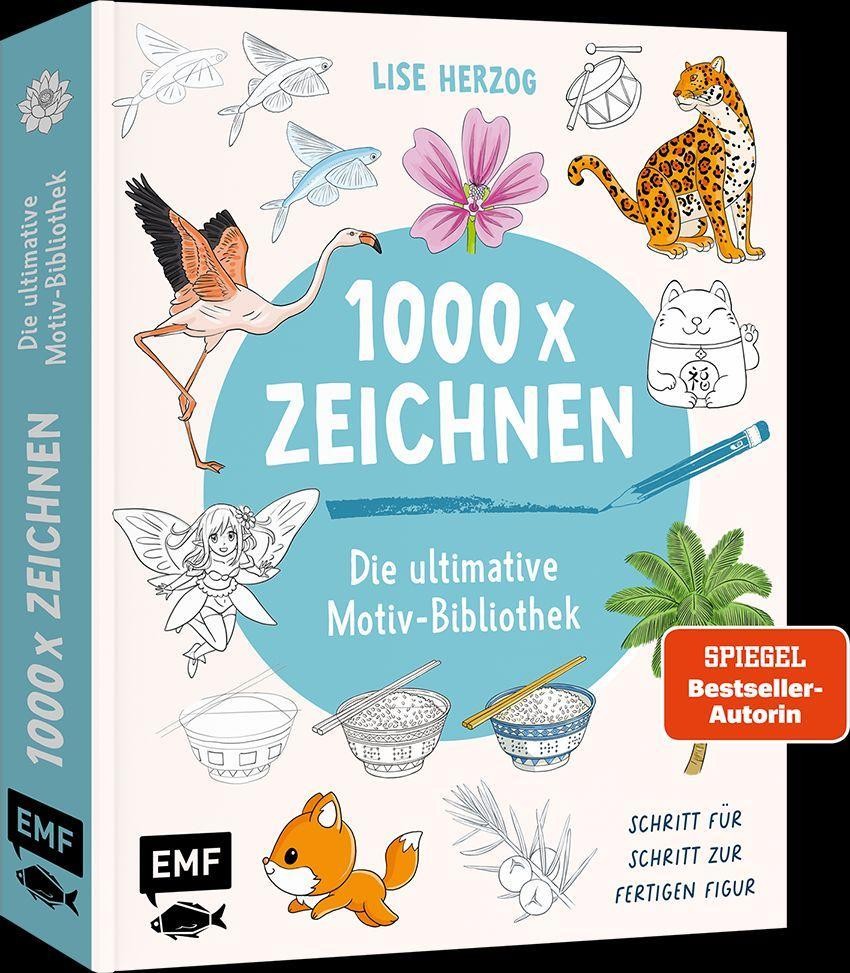 Die ultimative Motiv-Bibliothek – 1000 x zeichnen, Lise Herzog
