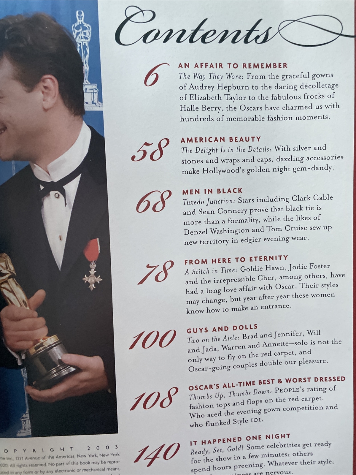People – Seventy-Five Years of Oscar Style by People Magazine Editors (2003,…