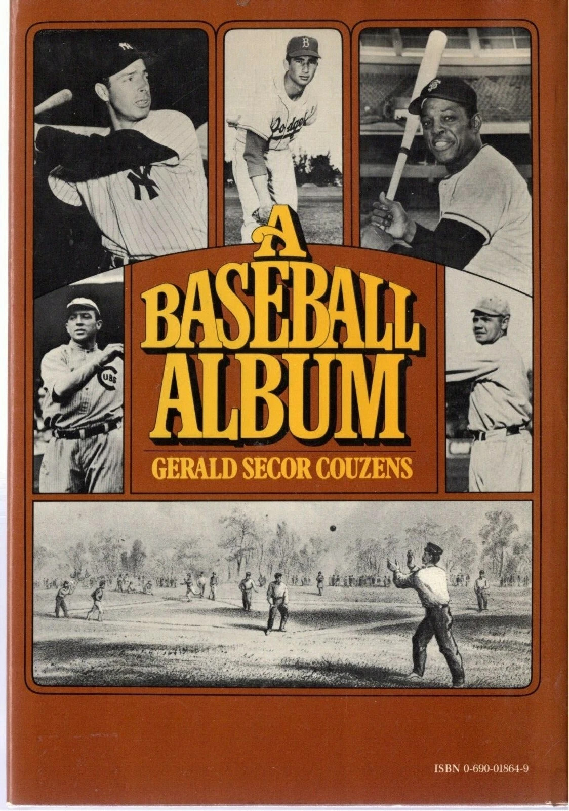 1980 A Baseball Album by Gerald Secor Couzens Hardcover Book