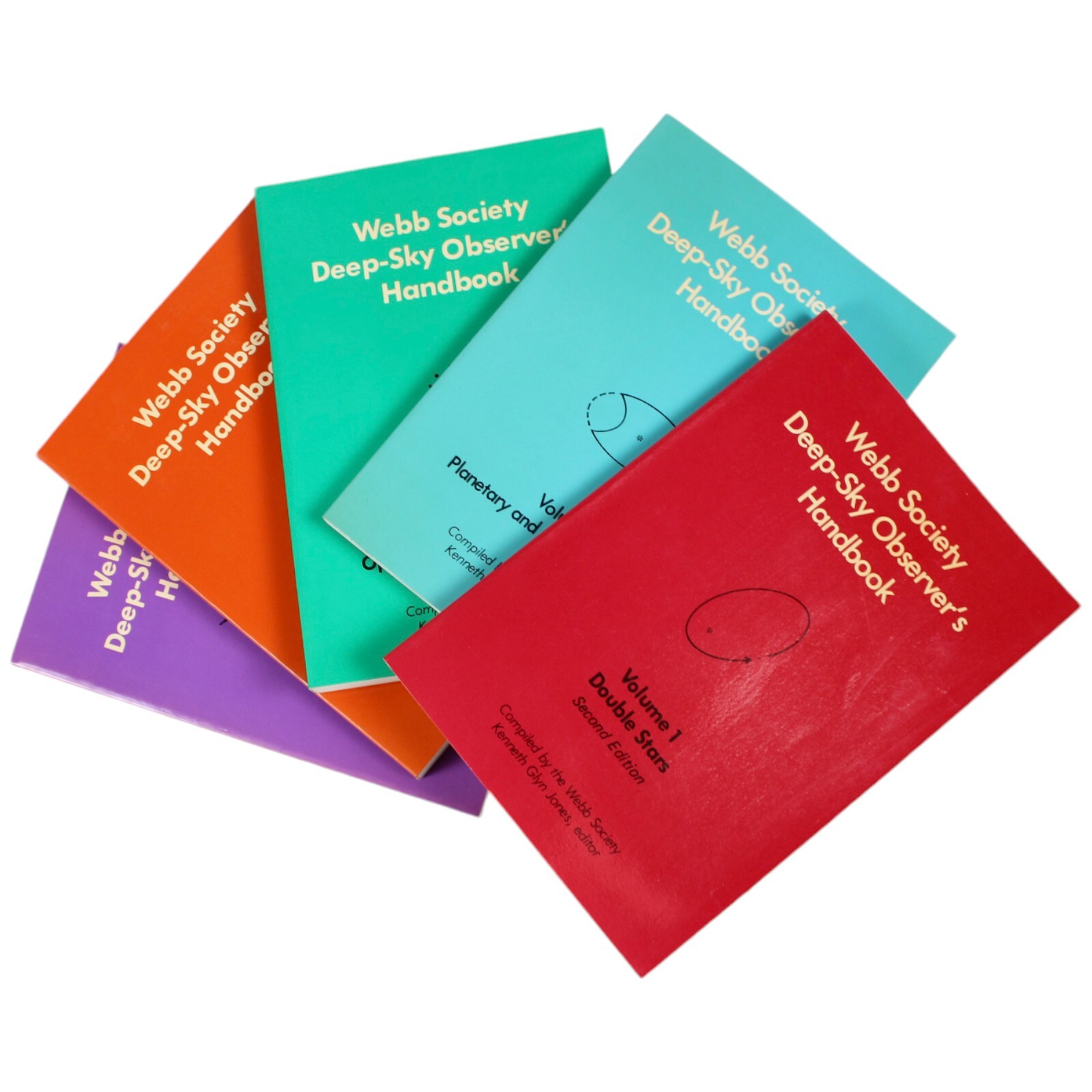 Astronomy Webb Society’s Deep-Sky Observer’s Handbook Lot 5 Stars Planets Galaxy