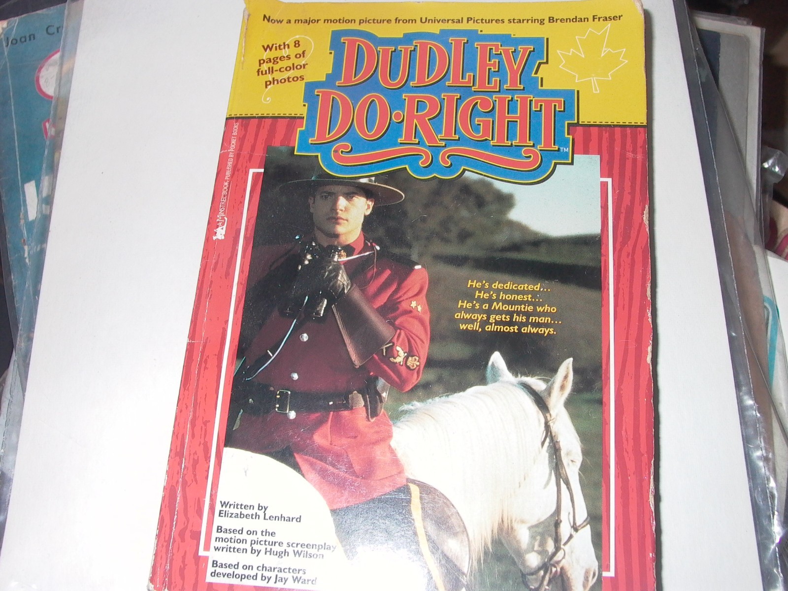 PREOWNED 1999 DUDLEY DO RIGHT PAPPER BACK BOOK