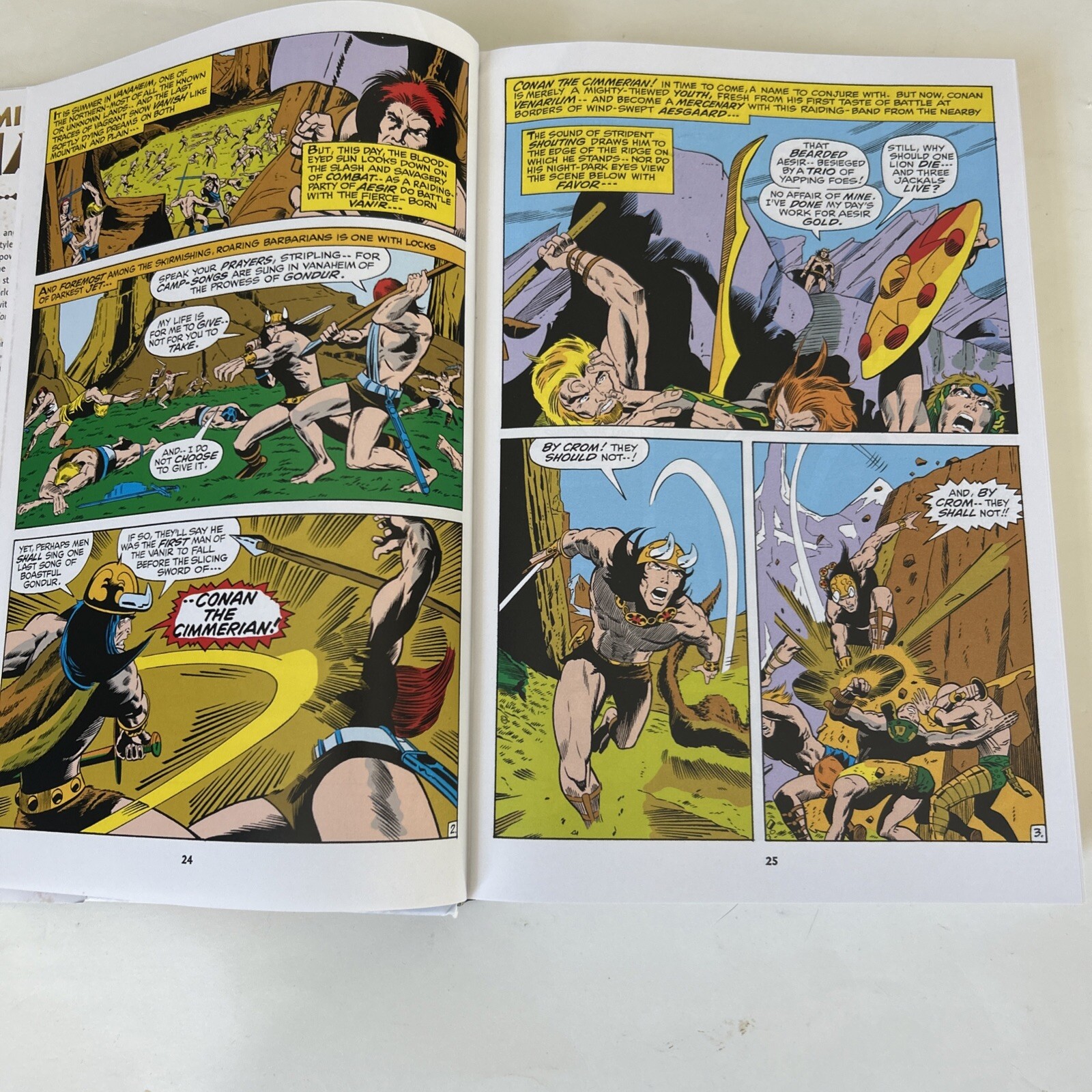 Marvel Comics Omnibus Conan the Barbarian #1-HC book-dust jacket-Roy Thomas