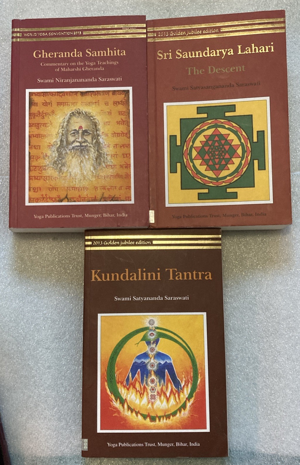 3 Books by Swami Satyananda Saraswati KUNDALINI TANTRA, Commentaries + (all PB)