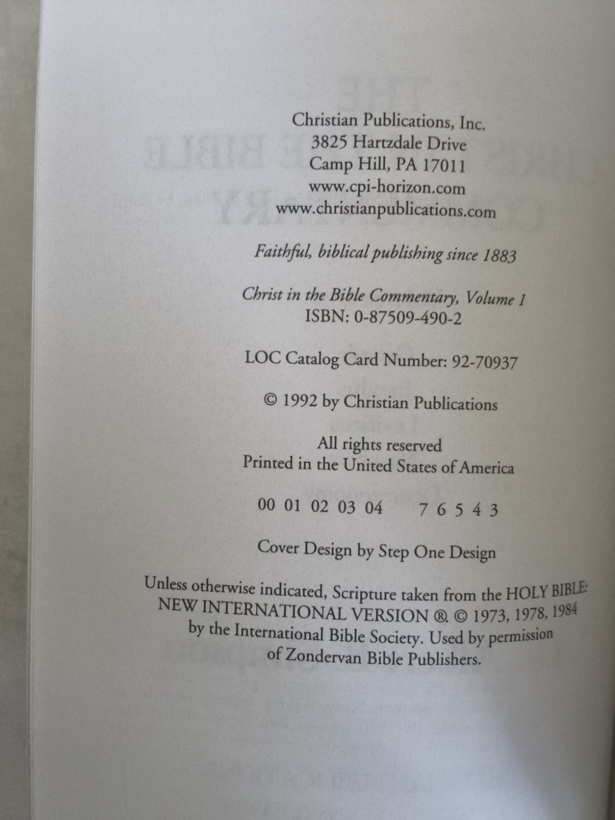 THE CHRIST IN THE BIBLE COMMENTARY Complete in 6 Volumes Simpson Ex Library