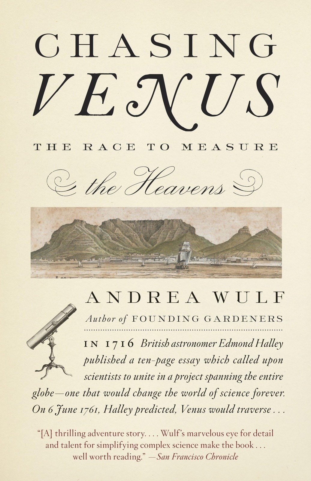 Chasing Venus: The Race to Measure the Heavens – paperback Wulf, Andrea