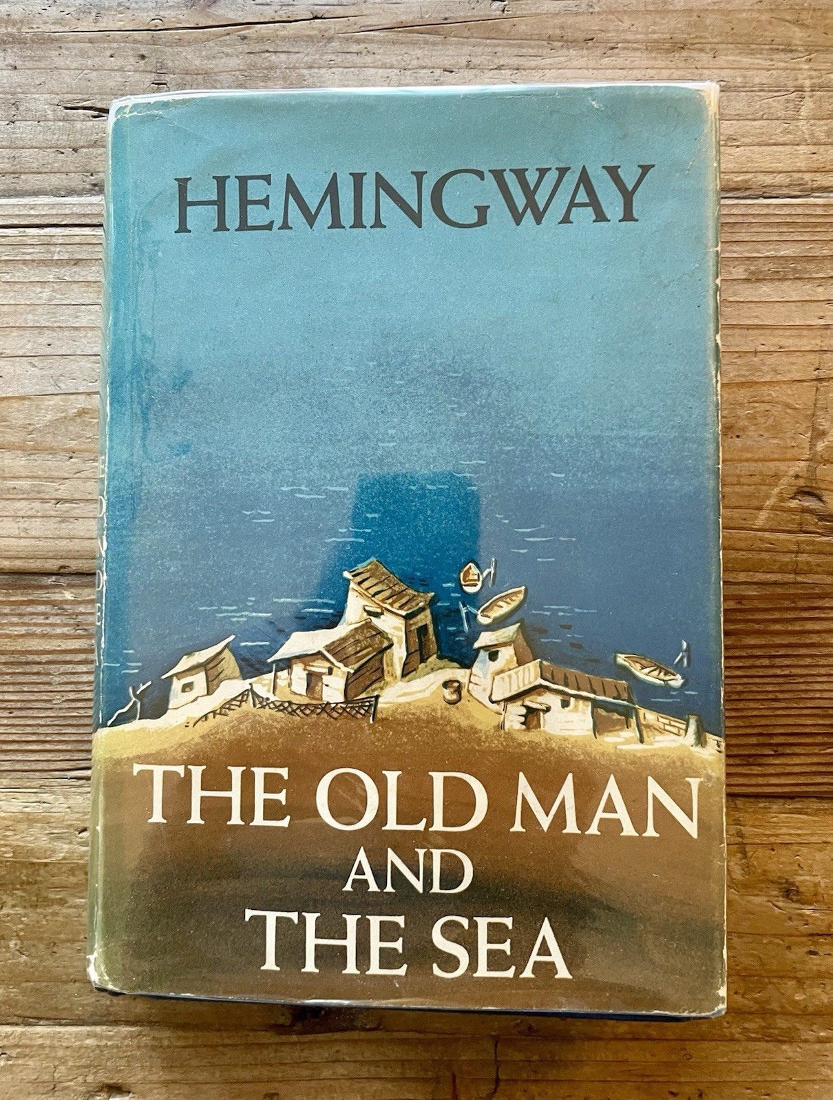 Ernest Hemingway The Old Man and the Sea Hardcover DJ Scribner’s 1952 Samuels