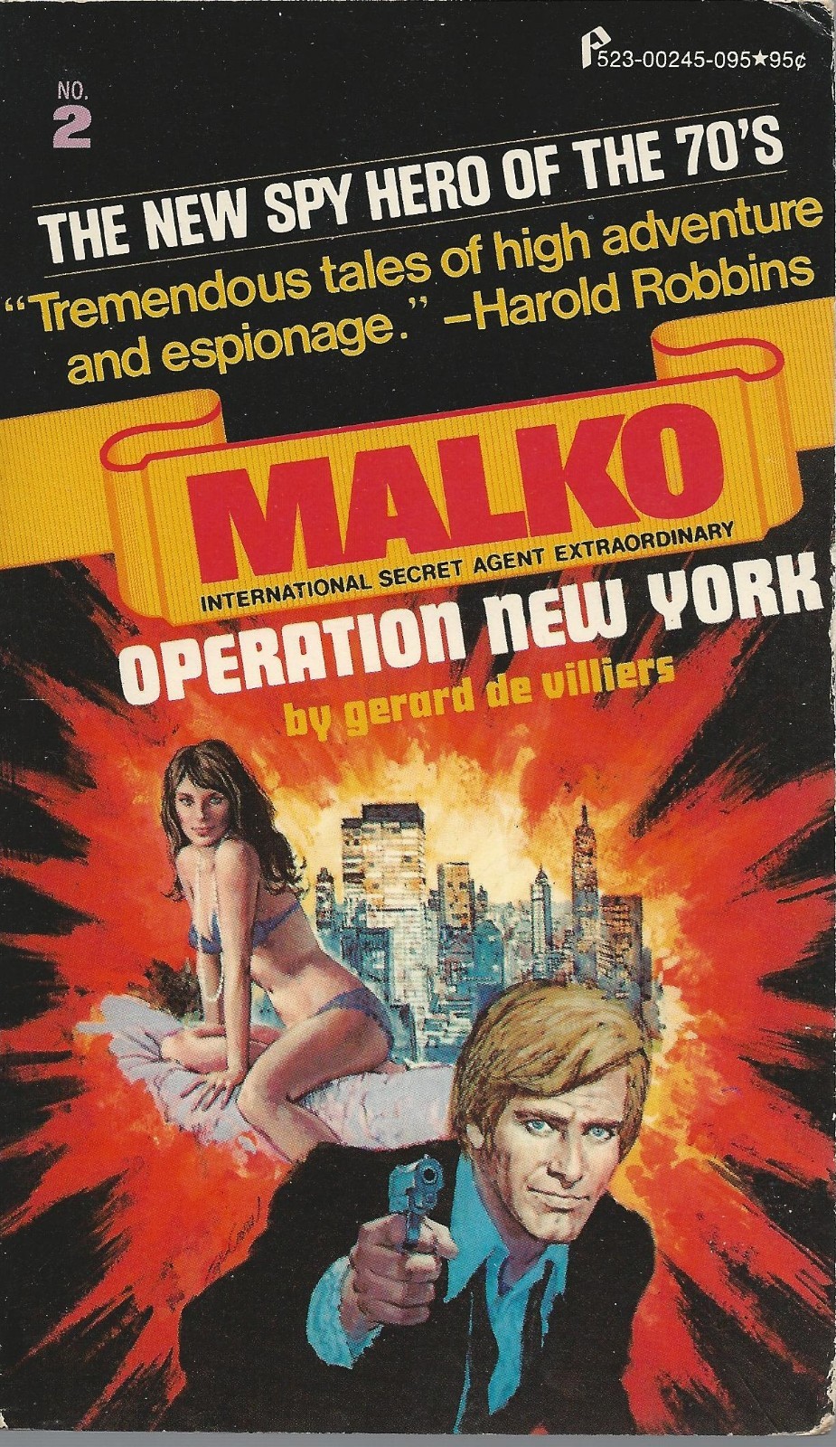 Pinnacle Books Malko 2: Operation New York By Gerard De Villiers Paperback