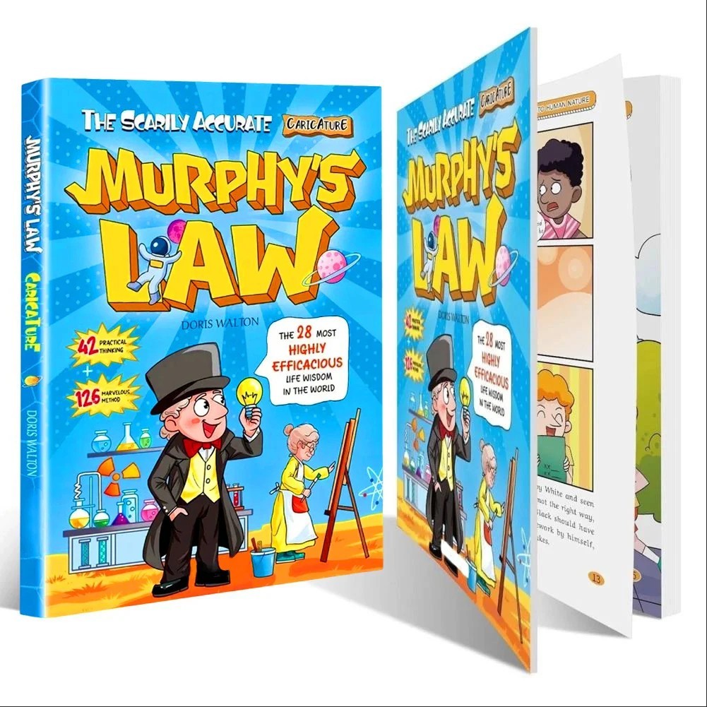 Murphy’s Law Learning Book for Kids 8-12 with 128 Pages Paperback Illustrated
