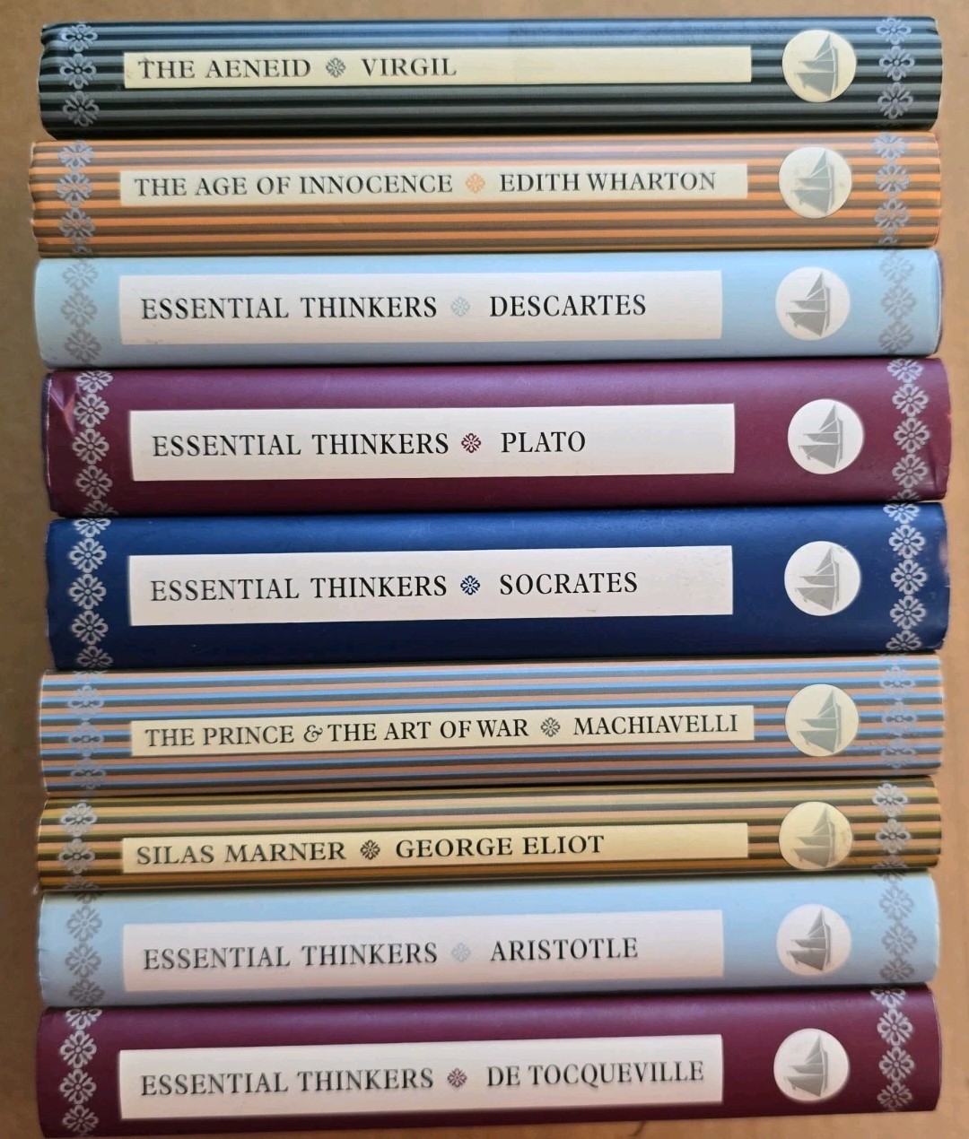 Barnes & Noble Essential Thinkers Mini Books Hardcover w/ Dust Jacket Lot of 9