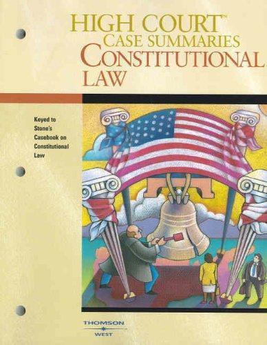 High Court Case Summaries on Constitutional Law