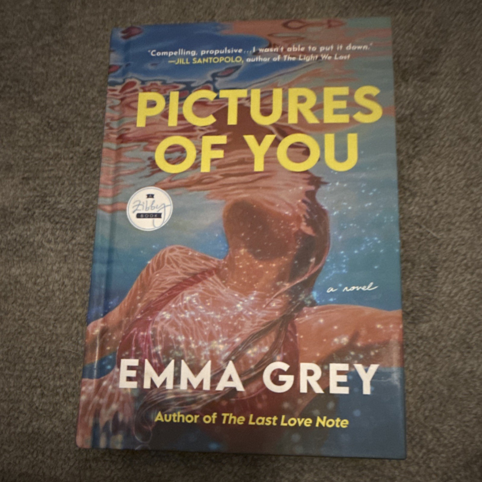 Pictures of You by Emma Grey Hardcover Fiction Novel Love and Loss Zibby Media