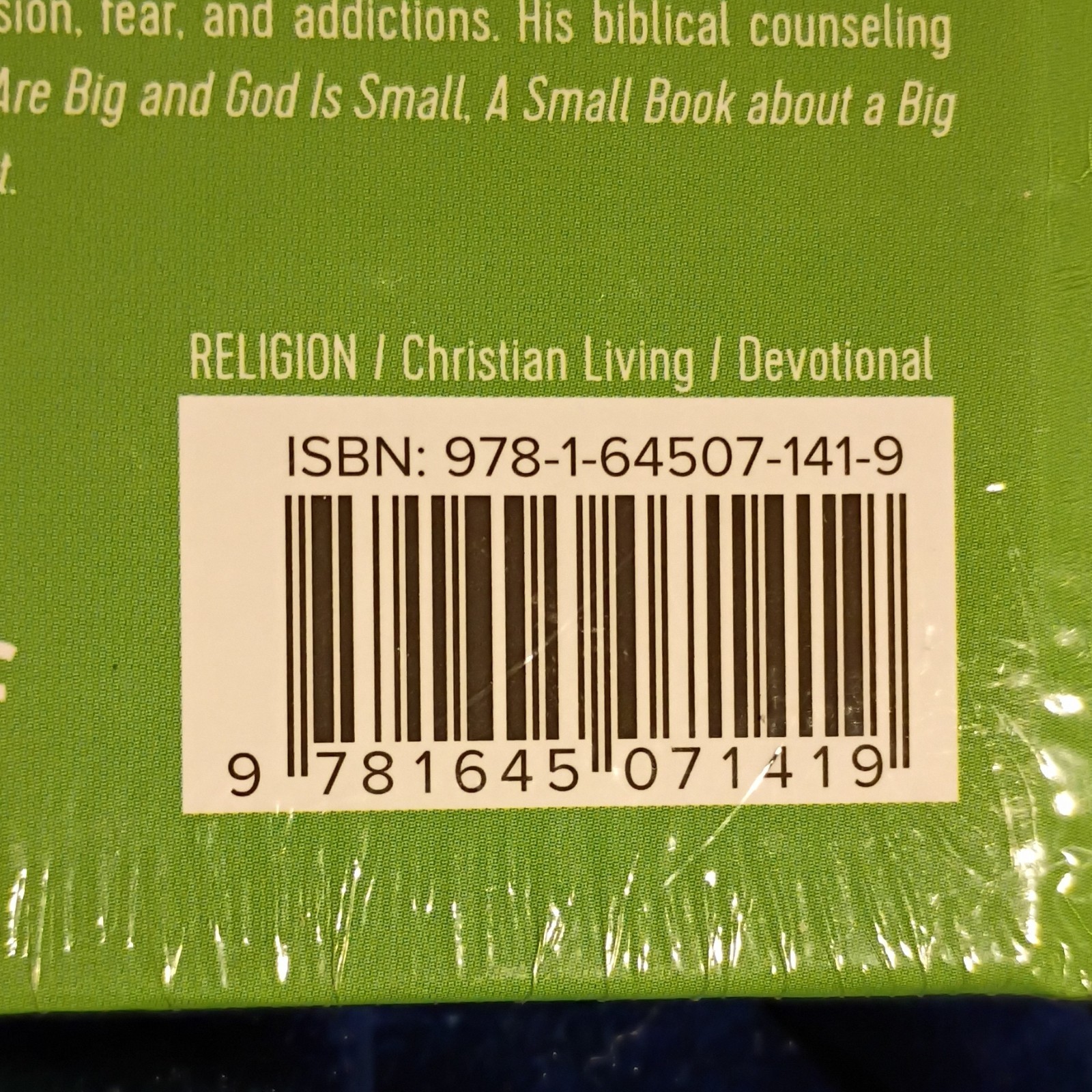 New Growth Press Small Book About Why We Hide HC Edward T. Welch 2021