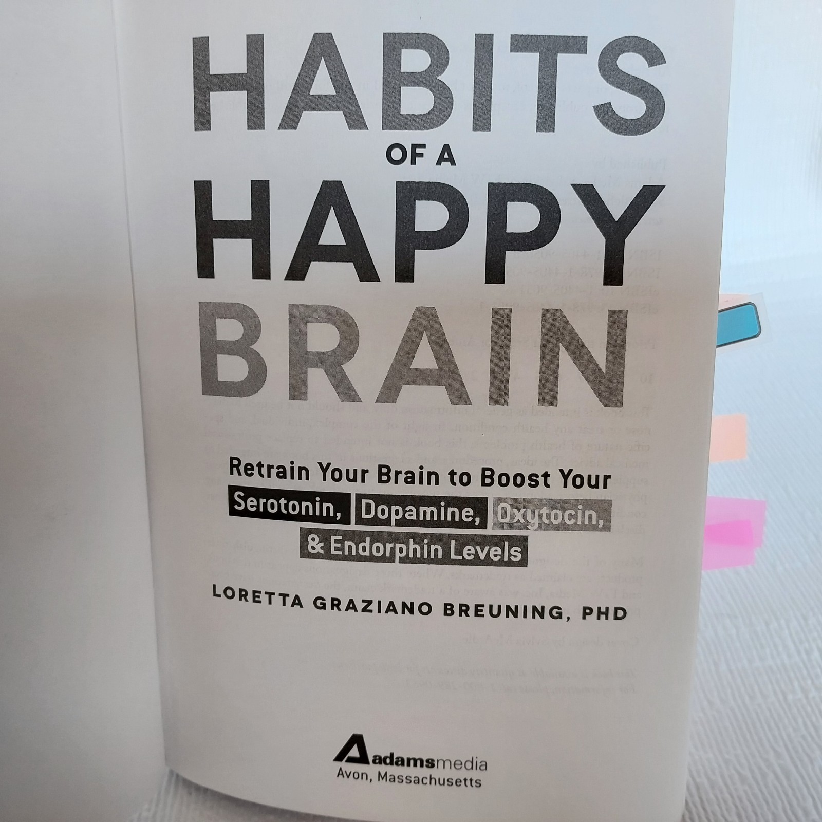 Habits of a Happy Brain Paperback Book Loretta Graziano Breuning Neuroscience