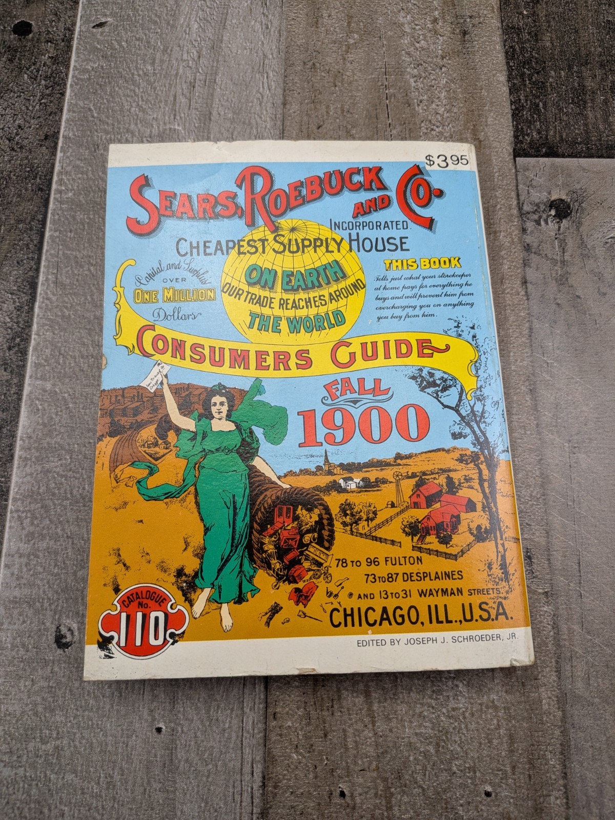 Fall 1900 Catalogue SEARS ROEBUCK & CO. Consumers Guide No 110, Vintage 1970