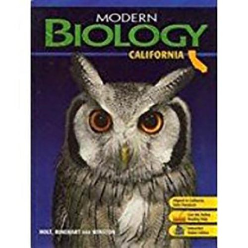 Modern Biology, California RINEHART AND WINSTON HOLT