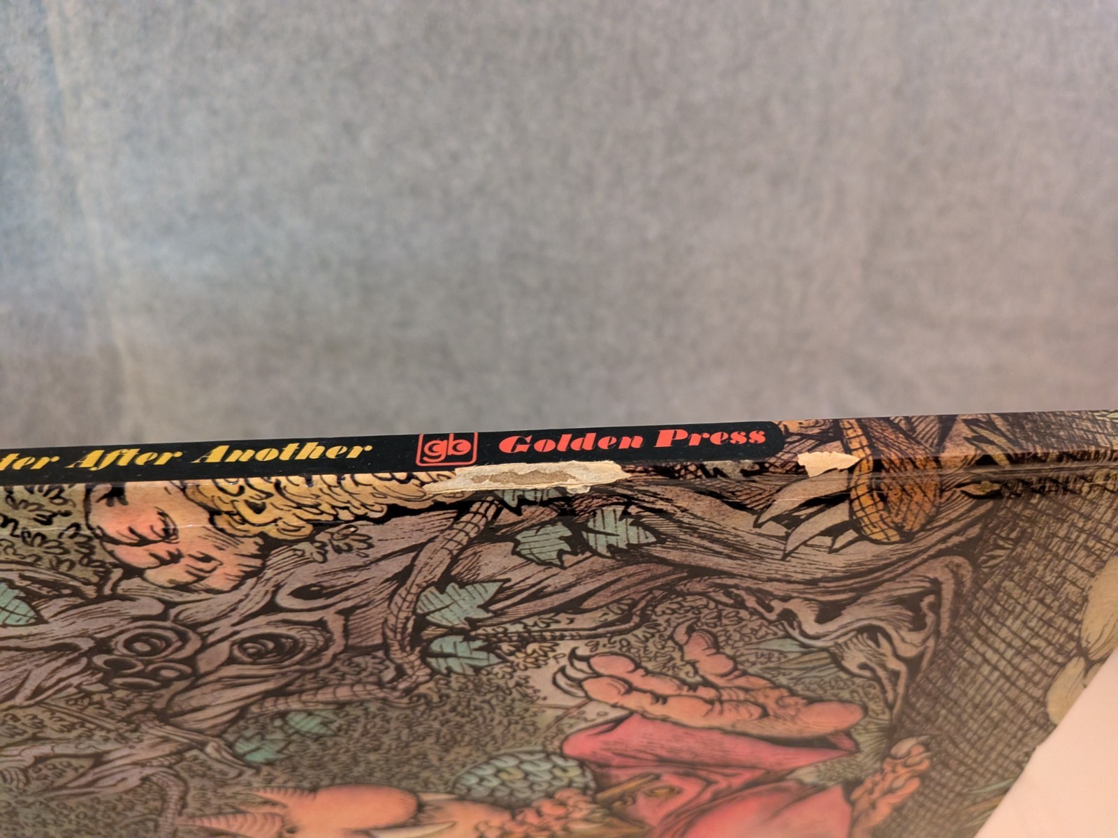 Vintage 1974 One Monster After Another Illustrated Hardcover A Golden Book 1stED