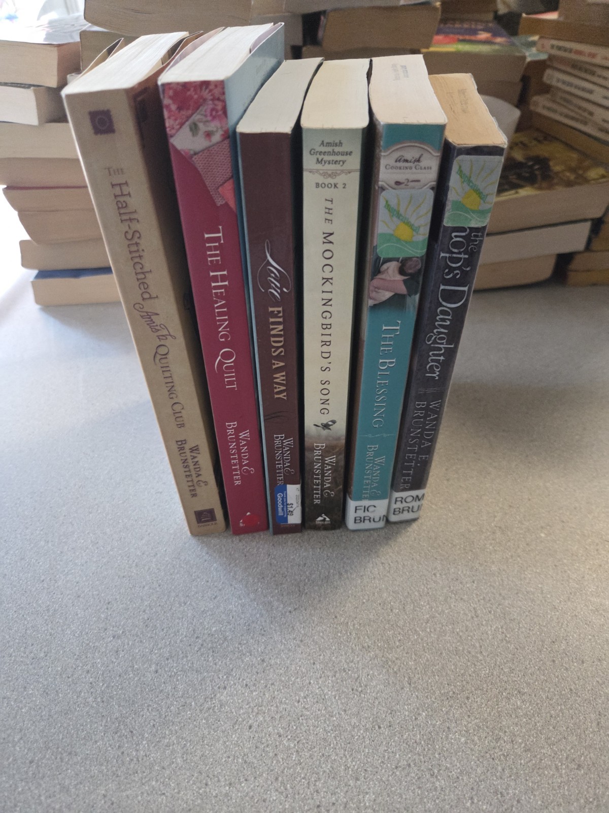 Wanda E Brunstetter Lot 6 Books 1 Is 3-in-1=8 Stories Amish Christian Romance