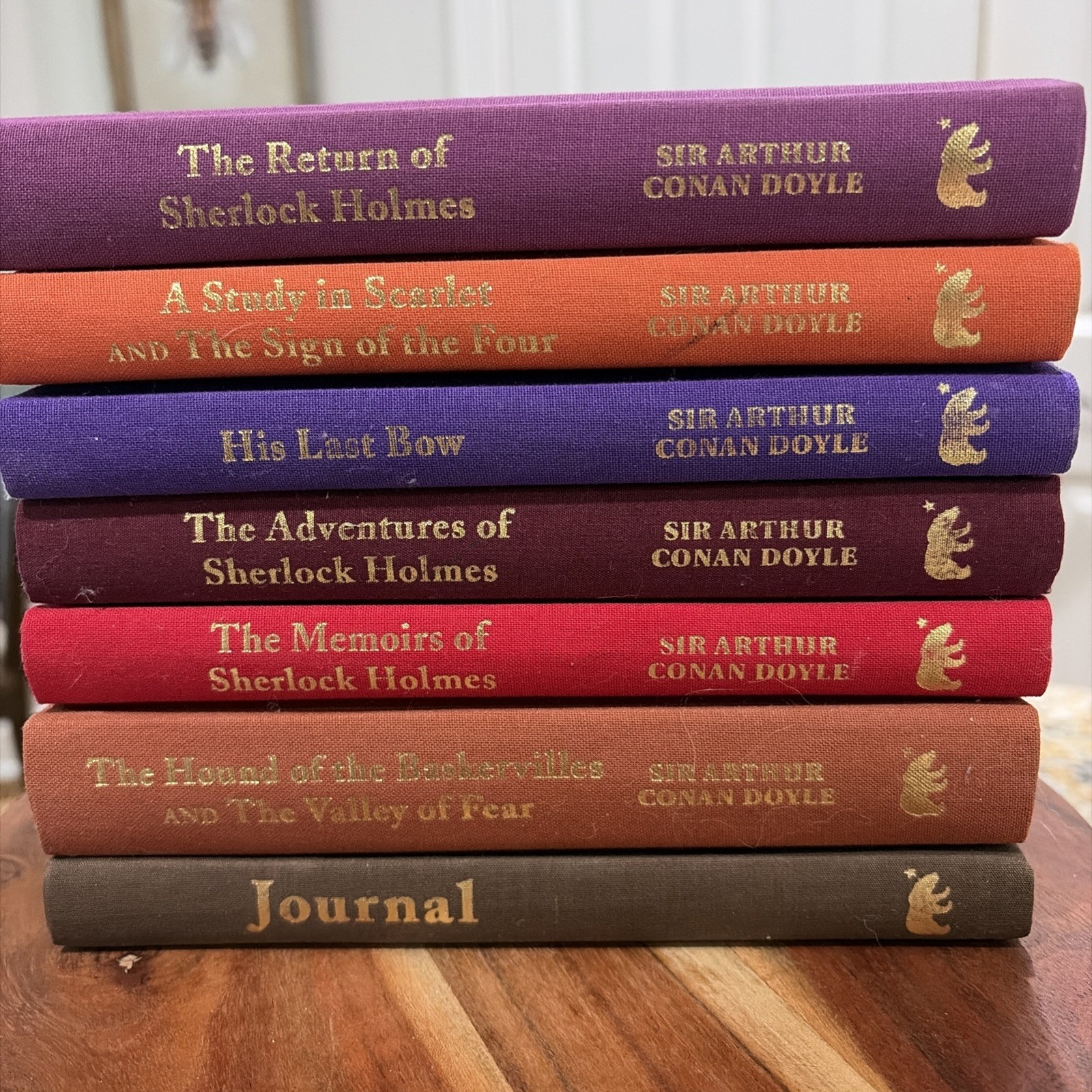 Sherlock Holmes Collection Box Set 6 Hardcover Books + Journal Sir Arthur Doyle