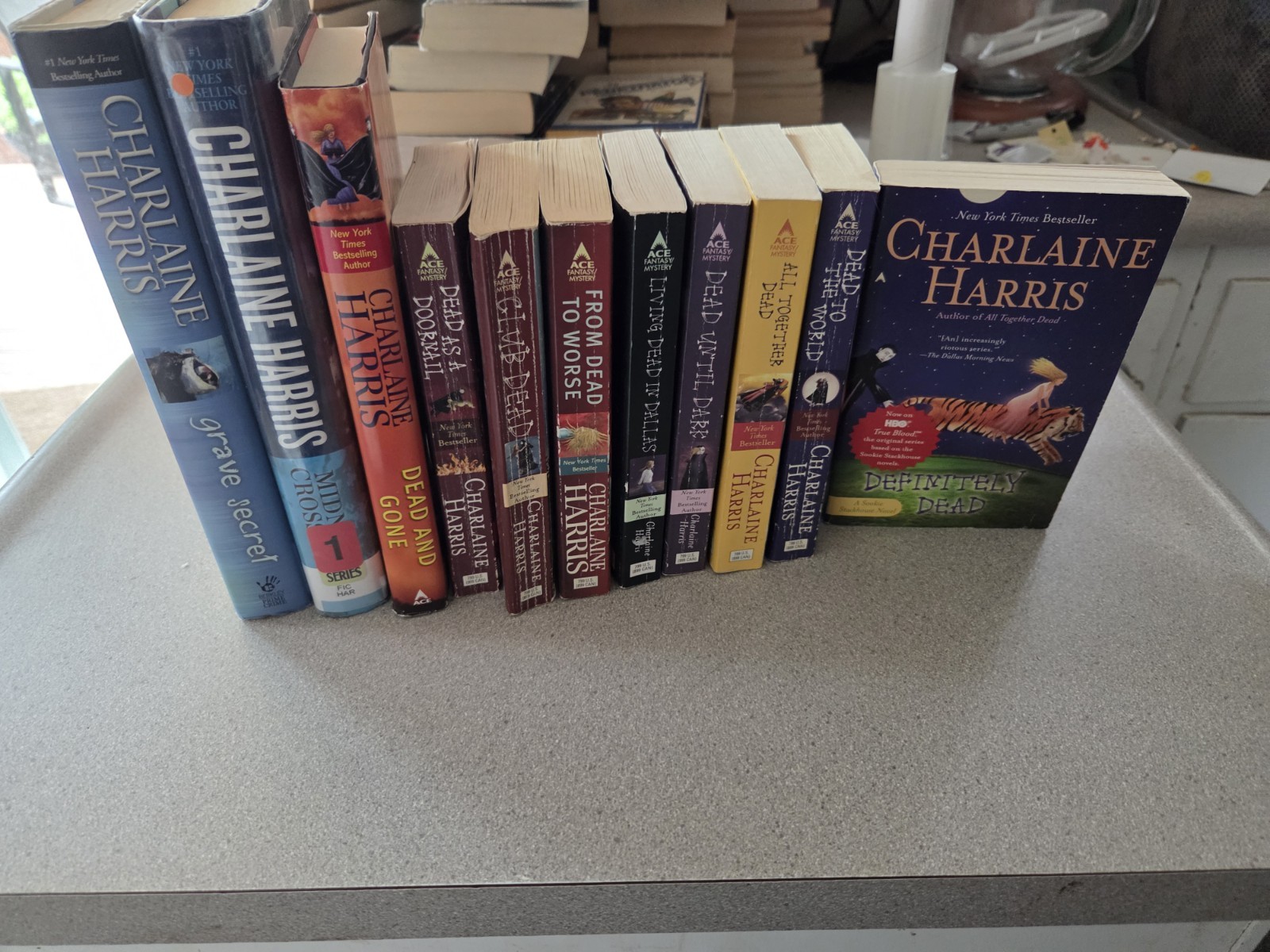 Charlaine Harris Lot Of 11 Books HC & PB- 9 Are Sookie Stackhouse Series