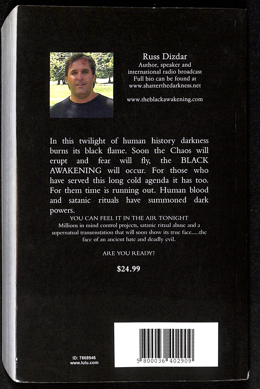 “The BLACK AWAKENING: Rise of the Satanic Super Soldiers” by Russ Dizdar 2009