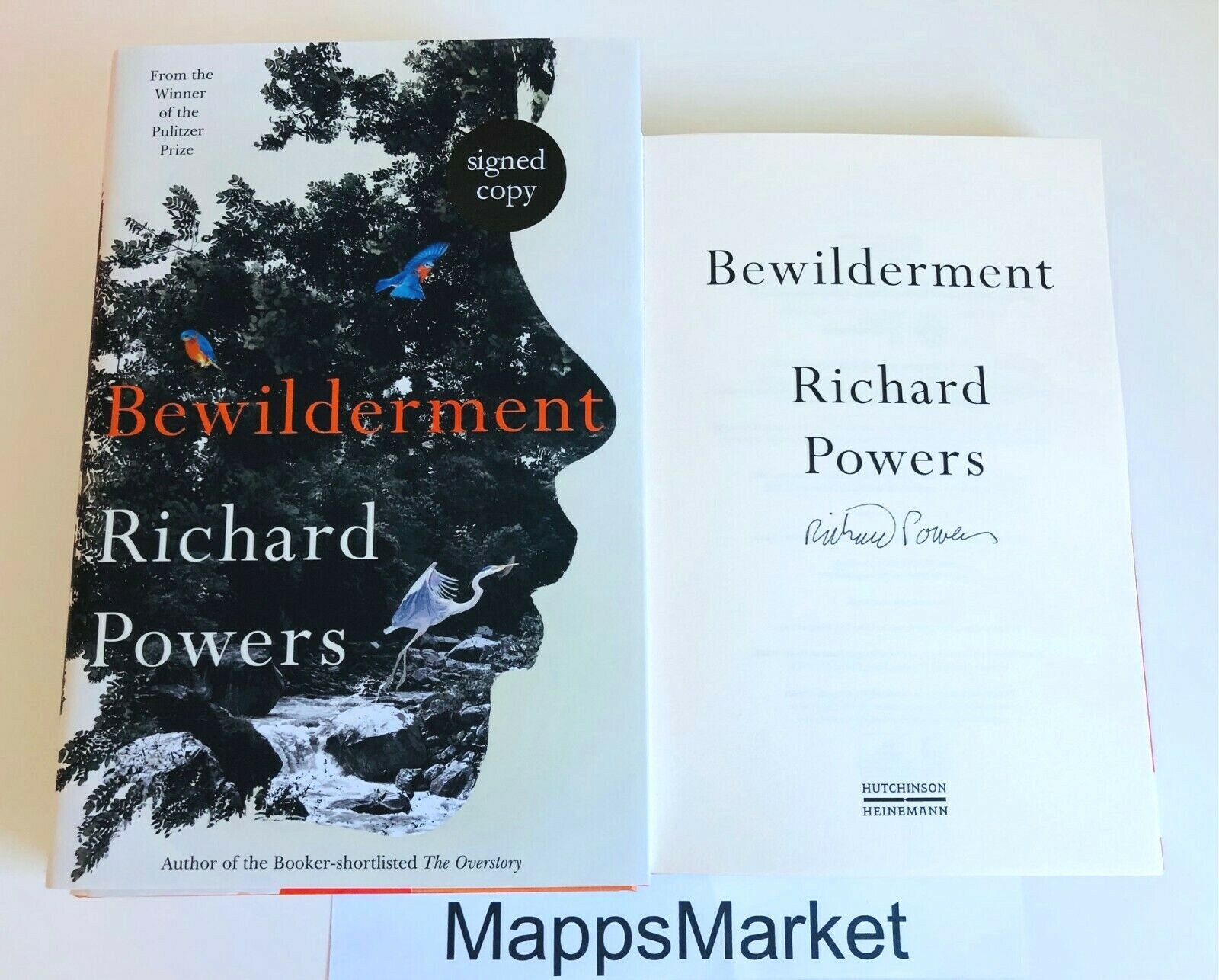 SIGNED Bewilderment by Richard Powers UK 1st Edition/1st Printing (2021, HC) NEW