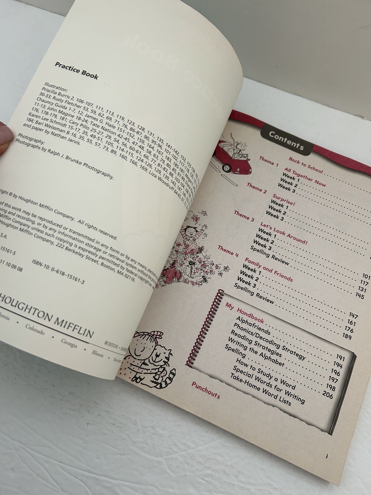 Houghton Mifflin Reading Levels 1.1-1.2 Practice Book