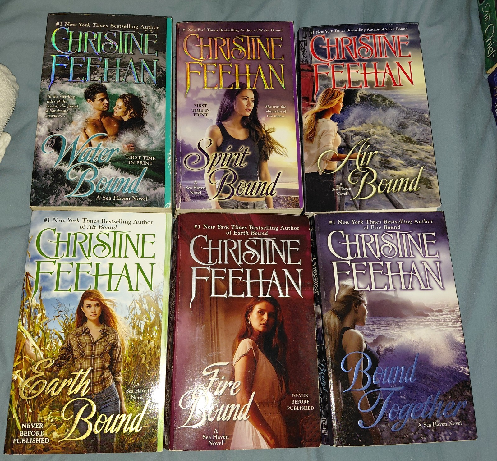 COMPLETE Set (1-6) SEA HAVEN Novels by CHRISTINE FEEHAN Paranormal Romance
