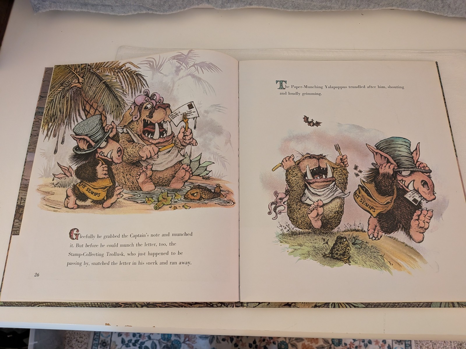 Vintage 1974 One Monster After Another Illustrated Hardcover A Golden Book 1stED