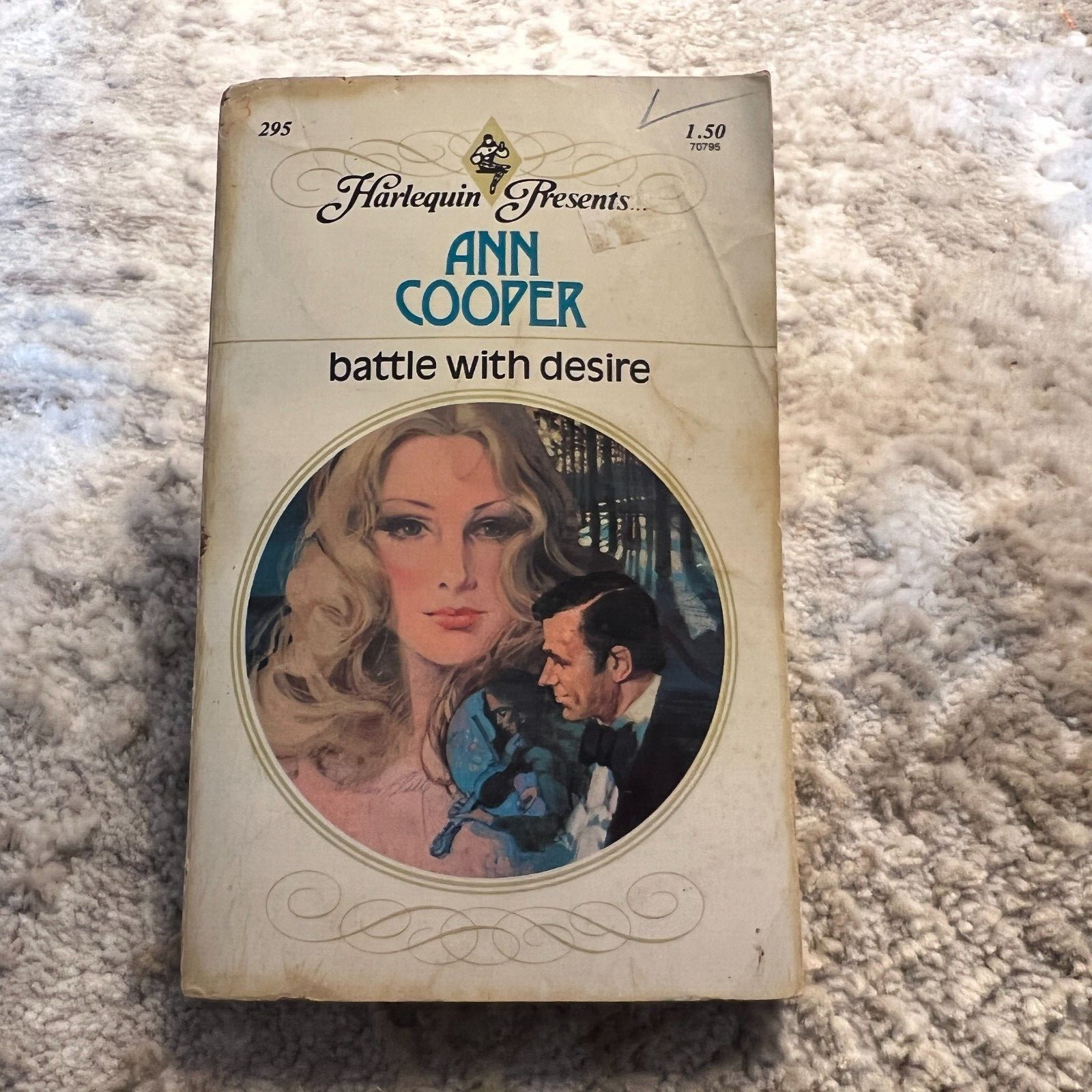 Battle With Desire Romance Paperback Book by Ann Cooper Harlequin Books 1979