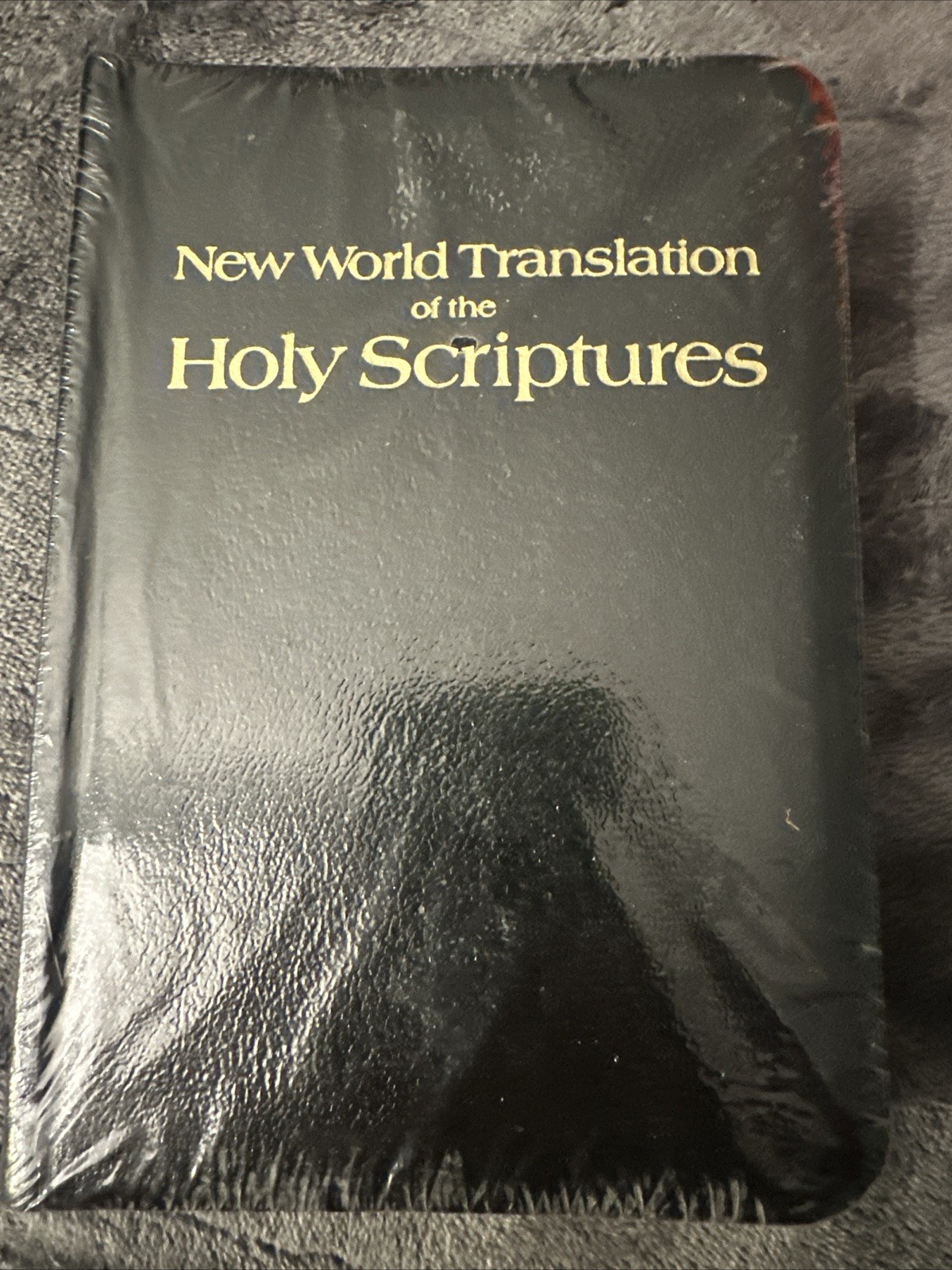 New World Translation Holy Scriptures Black Bonded Leather Bible