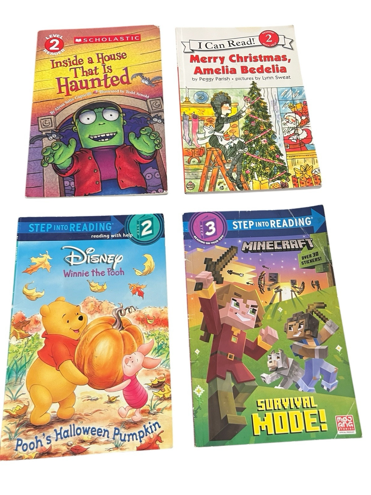 17 Paperback Step Into Reading-Learn To Read-I Can Read Young Readers Homeschool