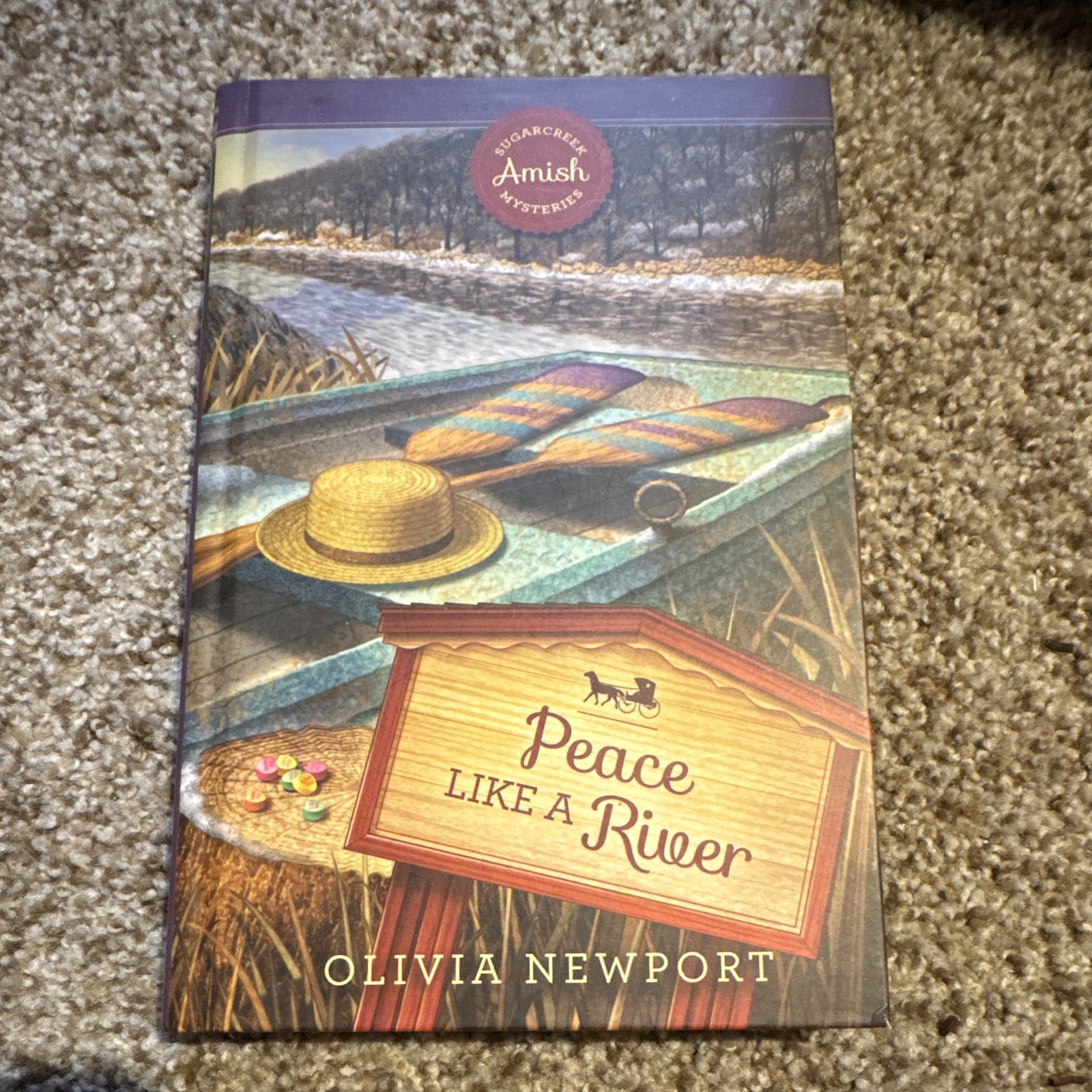 Guideposts Peace Like a River PB Novel by Olivia Newport Amish Mystery