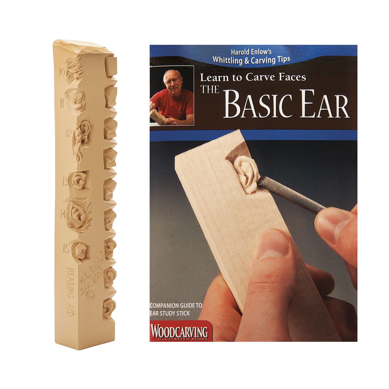 Learn to Carve Faces The Basic Ear – Study Stick